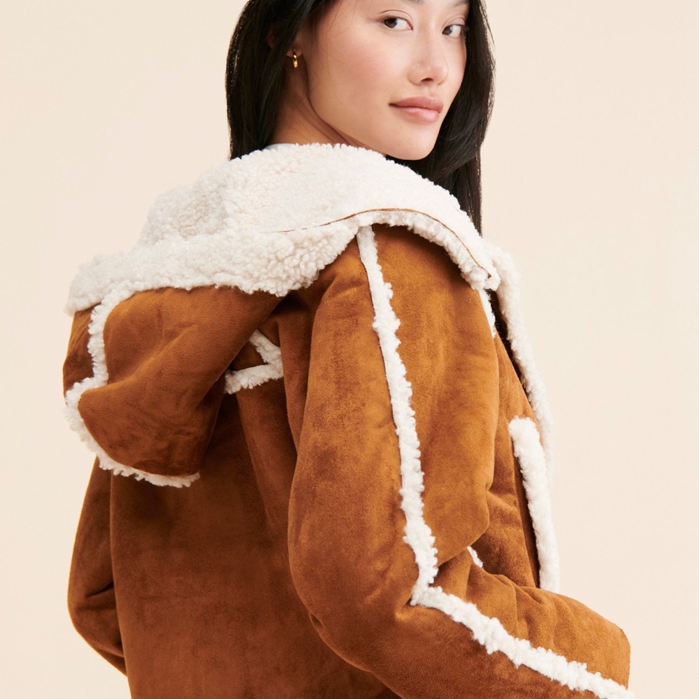 Vegan Exchange Shearling Jacket - Free People